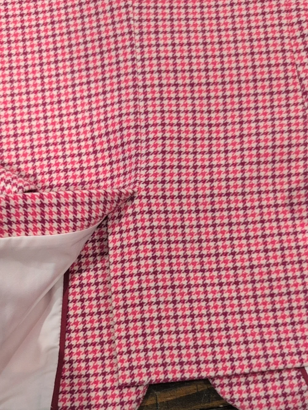 J. Crew Campbell Wool Blend Houndstooth Blazer